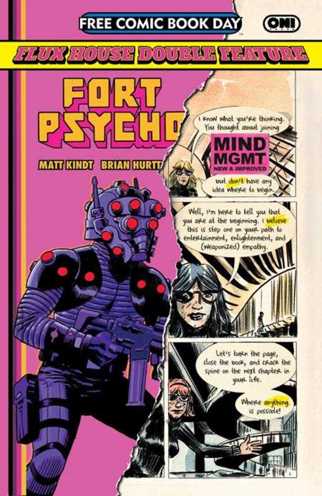 Free Comic Book Day 2026 Mind Mgmt Fort Psycho Special  Previously Foc'd On 1/19/2026
