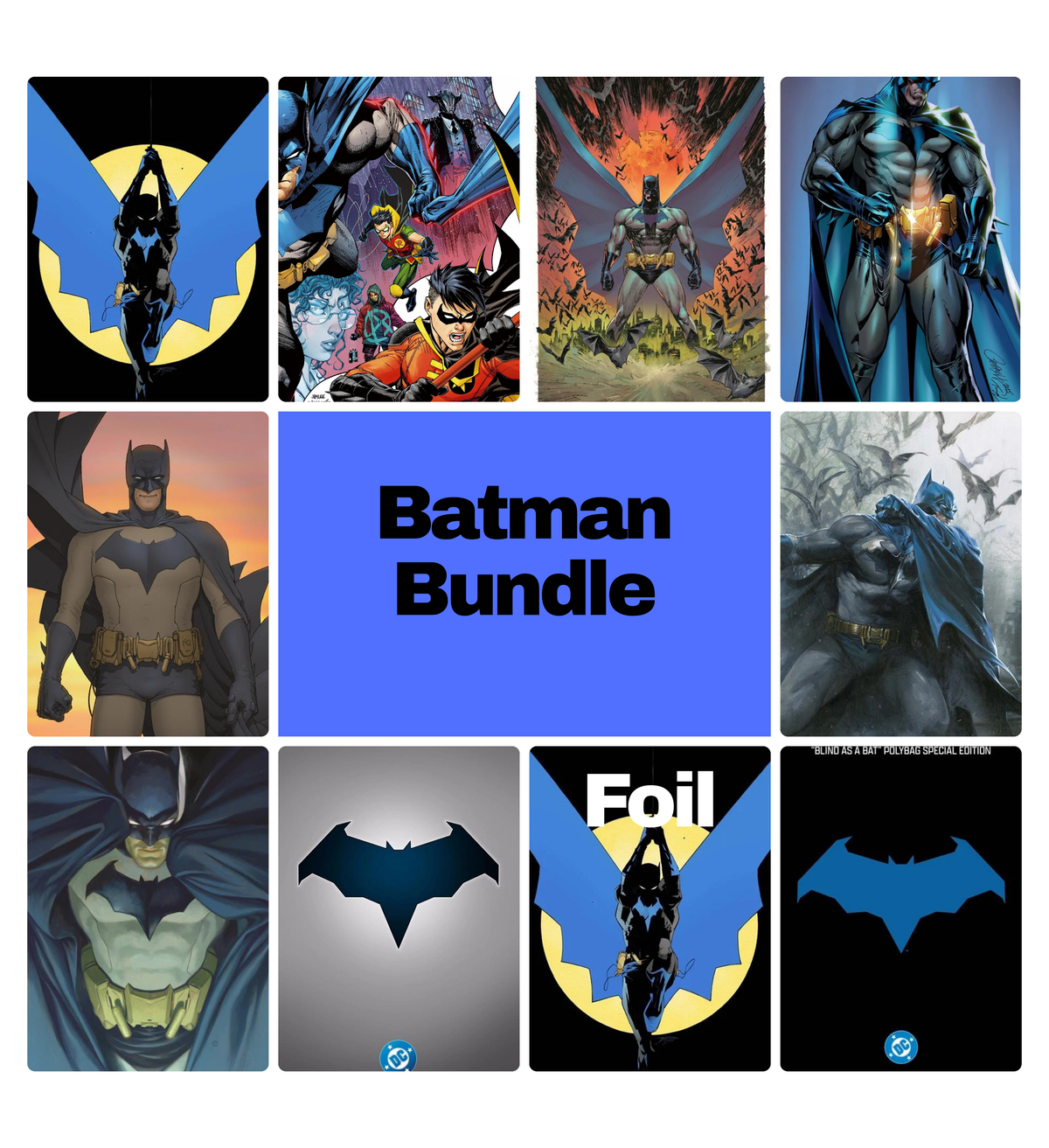 Batman #1 Cover N Blind As A Bat - Variante de bolsa sorpresa - Preventa - Lanzamiento: 3/9/25