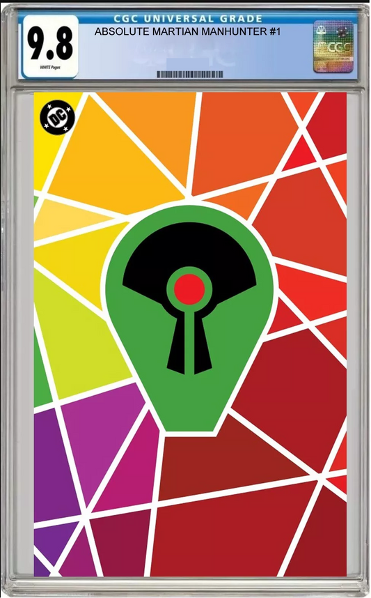 absolute martian manhunter #1 cgc graded 9.8 foil cover