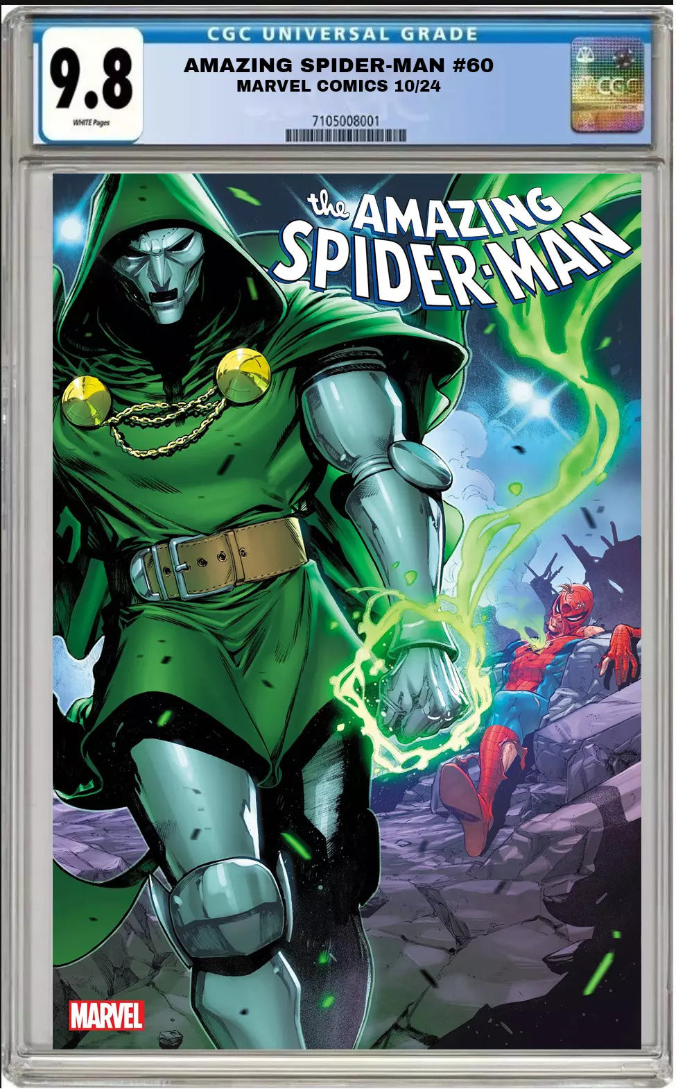 amazing siderman 60 cgc graded doom