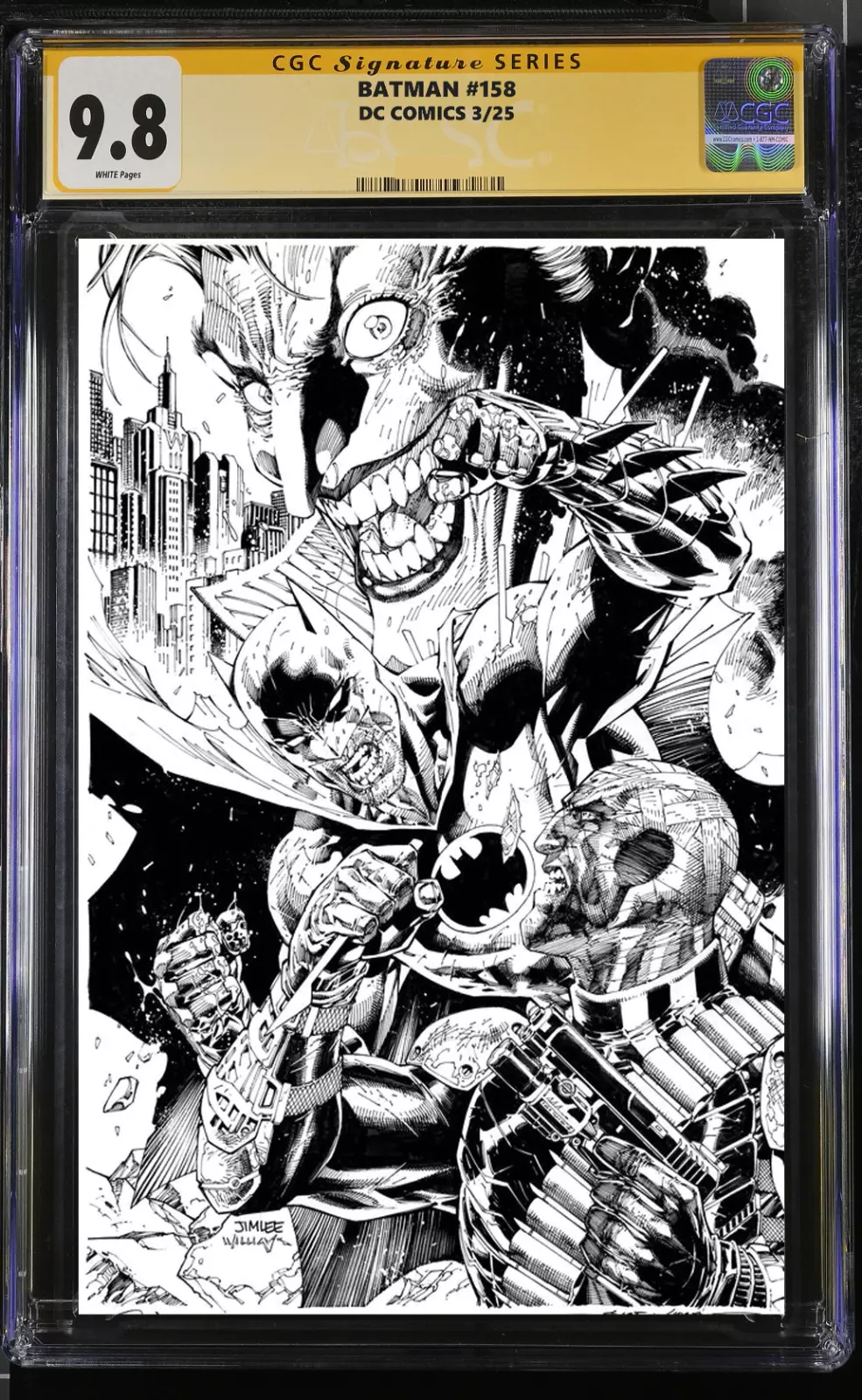 Batman #158 CGC Graded 9.8 – 1:608 Jim Lee Variant Set (Signed by Lee &amp; Loeb)