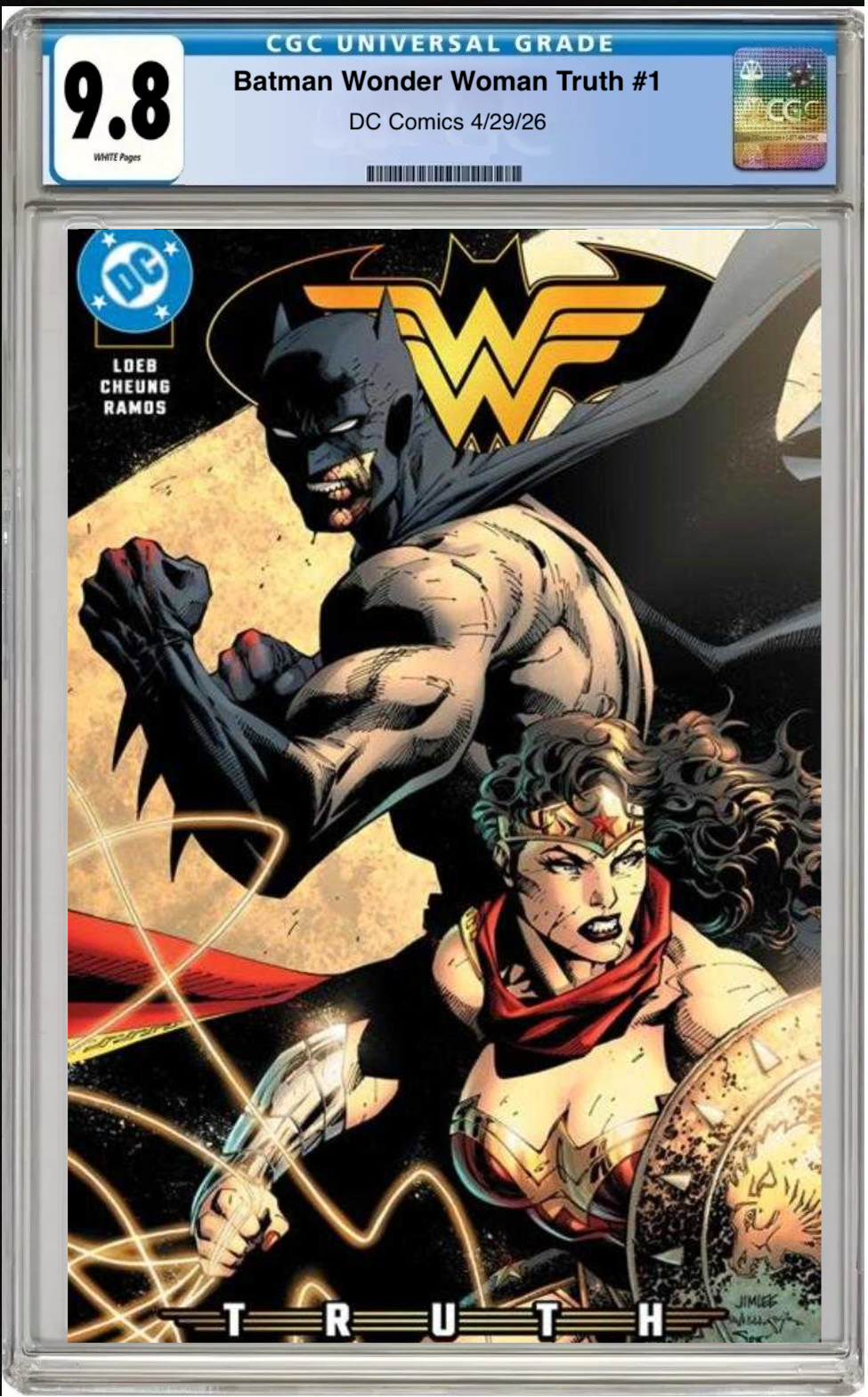 Batman / Wonder Woman: Truth #1 CGC 9.8 Cover B